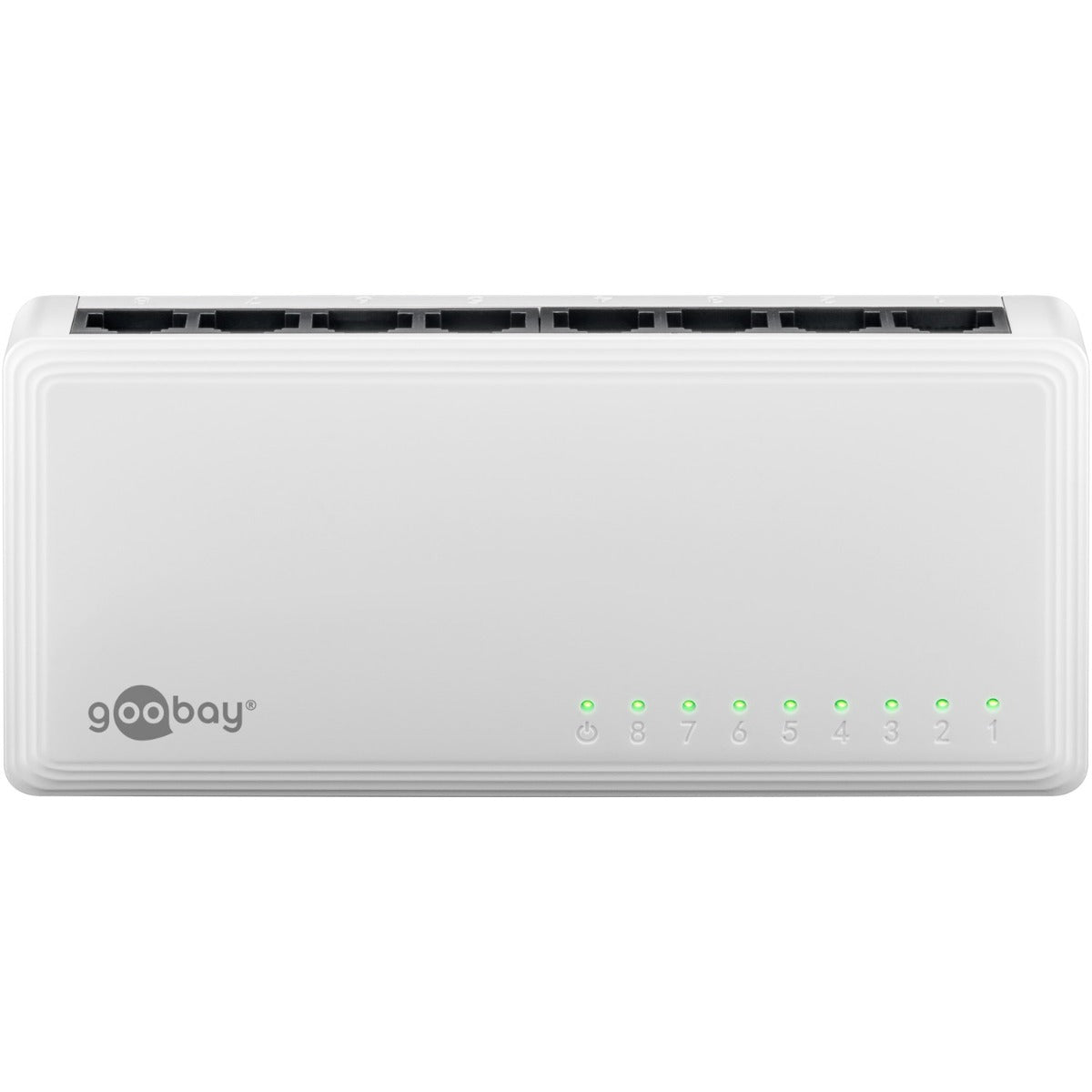 Goobay Gigabit Ethernet Switch 8 Θυρών 64564 Λευκό