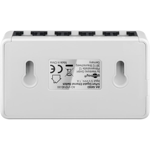 Goobay Gigabit Ethernet Switch 5 Θυρών 64563 Λευκό