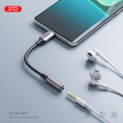 XO NBR257C Type-C adapter Type-C to 3.5mm
