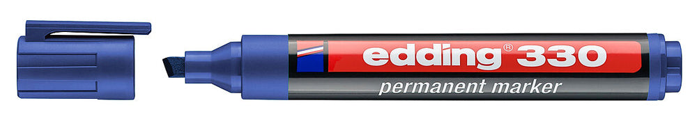 EDDING ανεξίτηλος μαρκαδόρος 330, 1-5mm, επαναγεμιζόμενος, μπλε