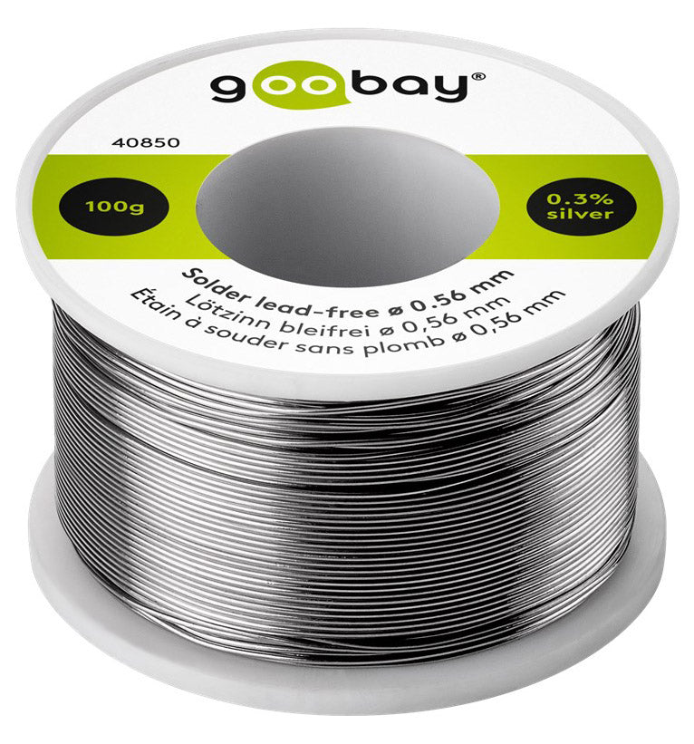 GOOBAY σύρμα συγκόλλησης 40850 Φ0.56mm, χωρίς μόλυβδο, 100γρ, 1τμχ