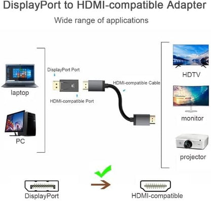 Μετατροπέας DP σε HDMI Θηλ. 4K