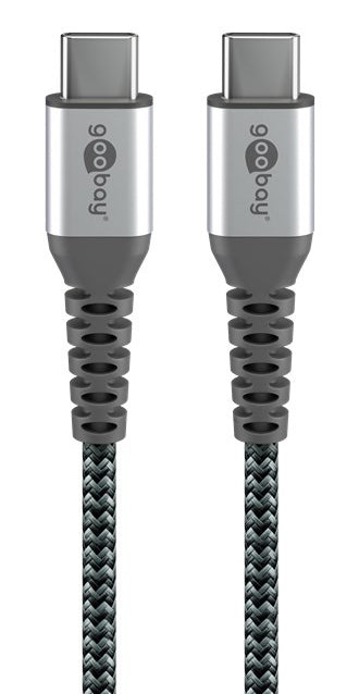 GOOBAY καλώδιο USB-C 49303, 60W, 480Mbps, 2m, μαύρο