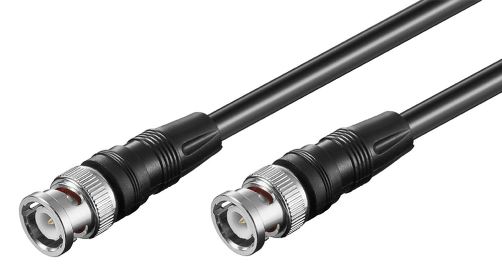 GOOBAY καλώδιο BNC 50272, RG58, 50 ohm, 1m, μαύρο