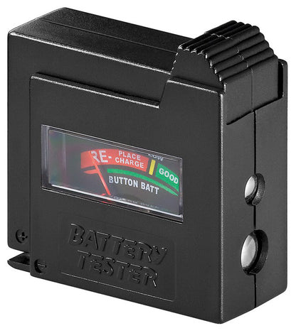 GOOBAY battery tester 54020, για AAA/AA/C/D/9V/N, μαύρο