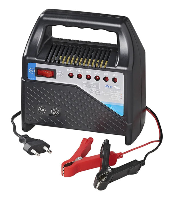 PROPLUS φορτιστής μπαταρίας αυτοκινήτου 550097, 6V/12V, 6A
