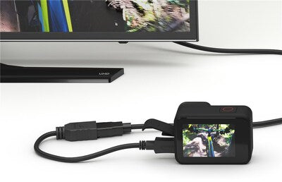 GOOBAY καλώδιο micro HDMI σε HDMI 58683, 4K/60Hz, 0.15m, μαύρο