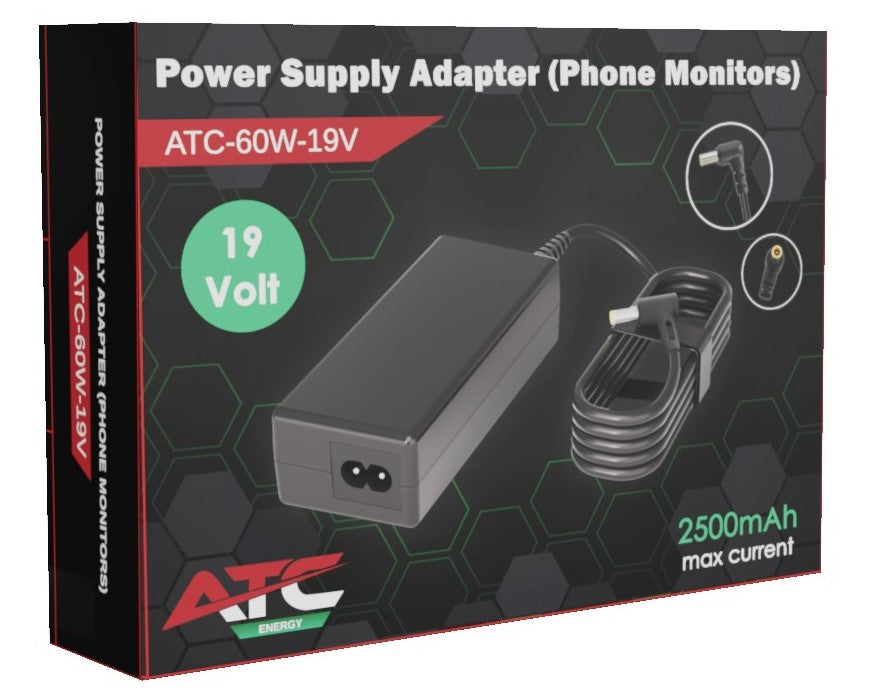 Τροφοδοτικό 60W 19V 2.5A 6.5 x 4.4mm (Για LG Monitors)