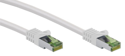 GOOBAY καλώδιο δικτύου 61103, CAT 8.1 S/FTP, copper, GHMT, 0.50m, λευκό