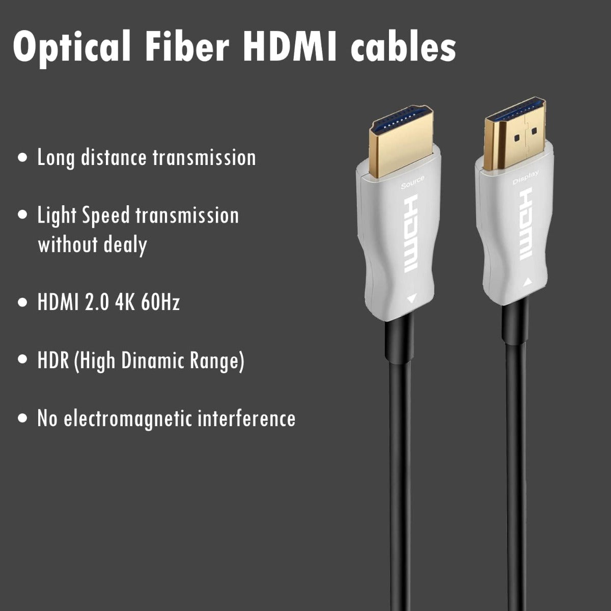 ATC HDTV 2.1V 8K AOC Optical cable 50m