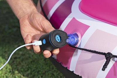 BESTWAY μίνι ηλεκτρική τρόμπα 62289, 90lt, 0.427PSI, USB-C, μαύρη