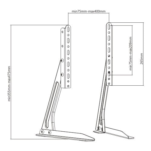 ATC Βάση TV Επιτραπέζια ATC-2370 23"-70"
