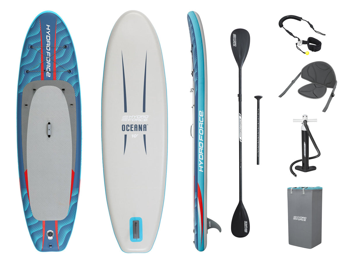 BESTWAY φουσκωτή σανίδα SUP/kayak Oceana 6532B με αποσπώμενο κάθισμα, 305x84x15cm, μπλε