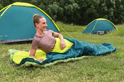 BESTWAY sleeping bag 68102, μονό, 220x75cm, πετρόλ