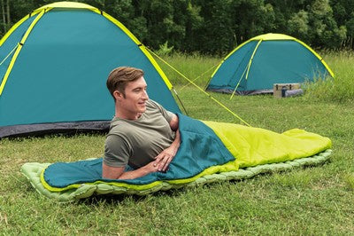 BESTWAY sleeping bag 68102, μονό, 220x75cm, lime