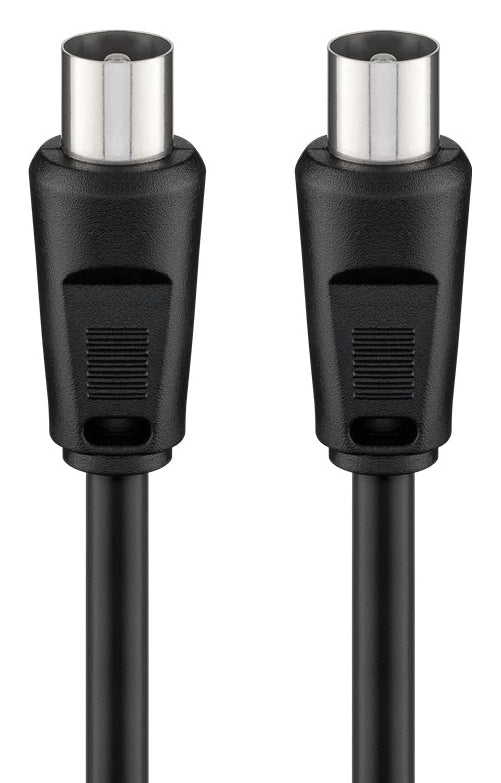 GOOBAY καλώδιο κεραίας αρσενικό 68146, <70dB, CCS, 1.5m, μαύρο