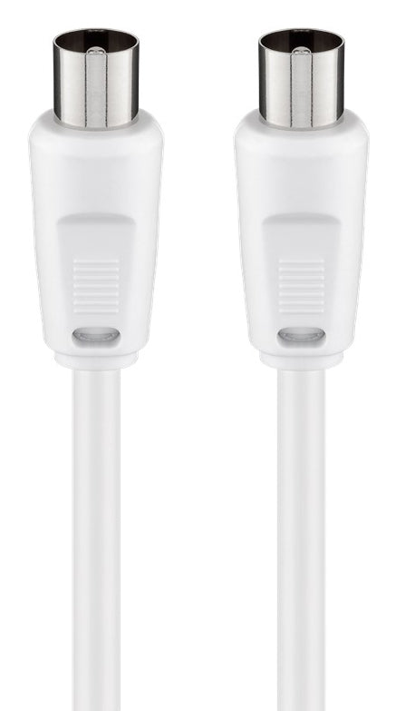 GOOBAY καλώδιο κεραίας αρσενικό 68149, <70dB, CCS, 5m, λευκό
