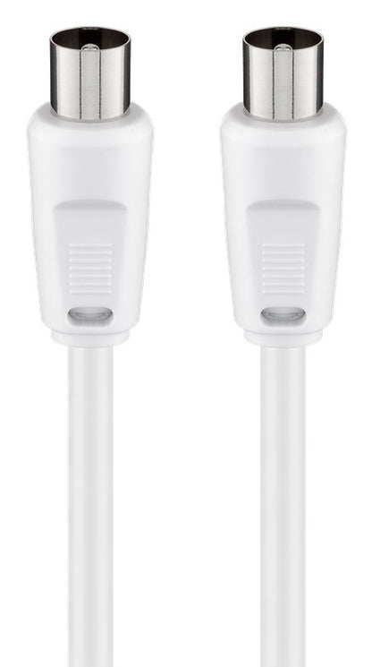 GOOBAY καλώδιο κεραίας αρσενικό 68149, <70dB, CCS, 5m, λευκό