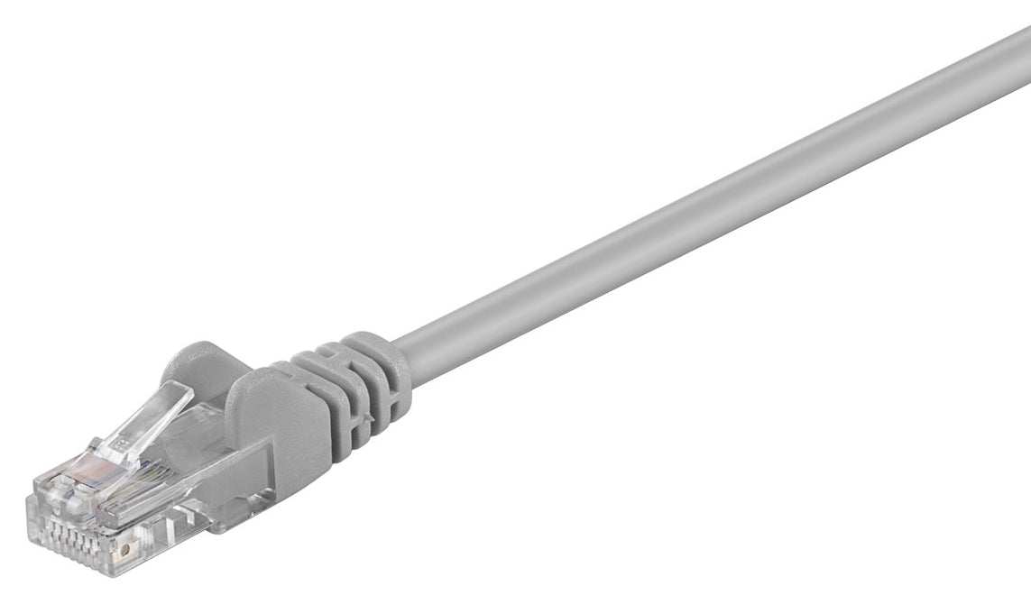 GOOBAY καλώδιο δικτύου 68367, CAT 5e U/UTP, CCA, 3m, γκρι