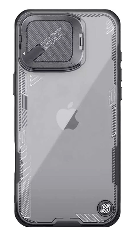 NILLKIN θήκη Iceblade Prop για iPhone 16 Pro, διάφανη-μαύρη