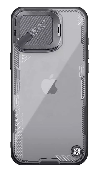 NILLKIN θήκη Iceblade Prop για iPhone 16 Pro Max, διάφανη-μαύρη