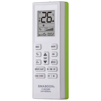 SMASOON K-8008E Universal Τηλεχειριστήριο Κλιματισμού Πράσινο
