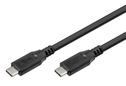 GOOBAY καλώδιο USB-C 74197, USB4, 100W, 20Gbps, 4K/60Hz, 2m, μαύρο