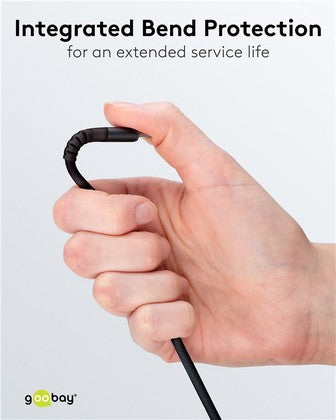 GOOBAY καλώδιο USB-C σε USB 74528, 60W, 480Mbps, 3m, μαύρο