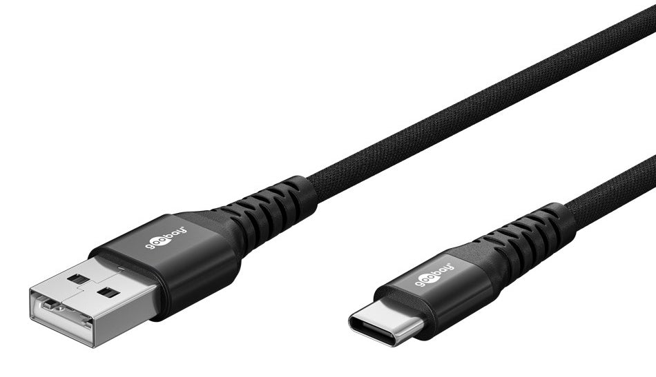 GOOBAY καλώδιο USB-C σε USB 74528, 60W, 480Mbps, 3m, μαύρο