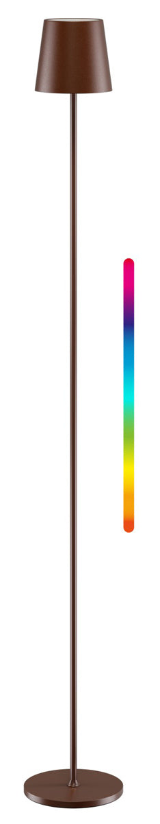 GOOBAY επιτραπέζιο φωτιστικό 76574, RGBW, dimmable, επαναφορτιζόμενο, έως 122.3cm ύψος, χάλκινο