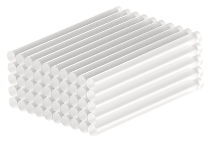GOOBAY ράβδοι σιλικόνης 77851, Φ7mm x 100mm, διάφανο, 50τμχ