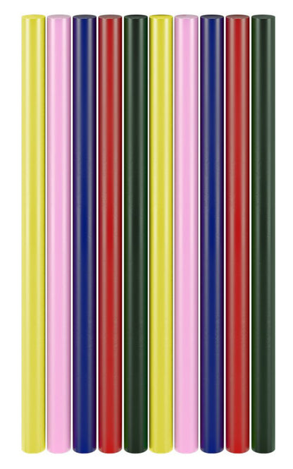 GOOBAY ράβδοι σιλικόνης 77856, Φ11mm x 200mm, διάφορα χρώματα, 10τμχ