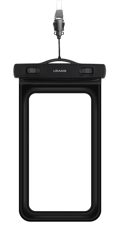 USAMS αδιάβροχη θήκη smartphone US-YD011, έως 7", IPX8, μαύρη