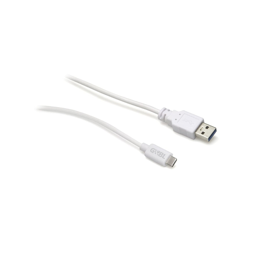 Connecting cable USB 3.0 m - USB C m. White L.1,0m