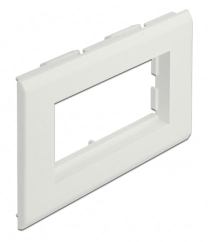 DELOCK module βάση πρίζας Easy 45 81316, 130 x 80 mm, λευκό