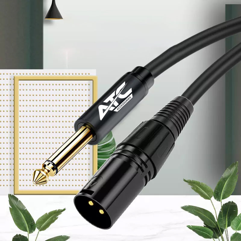ATC HQ 6.35mm Mono / Canon Male Cable 2m