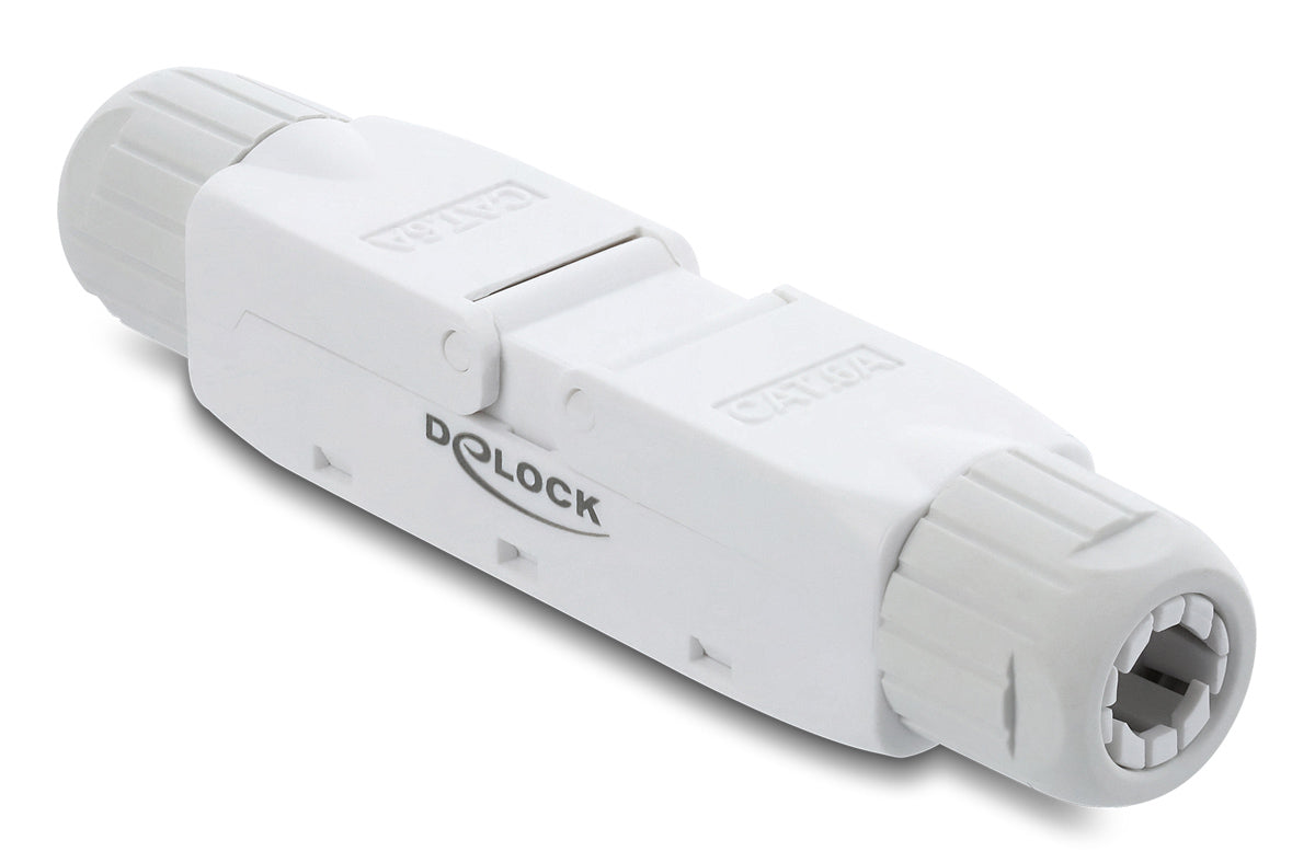 DELOCK σύνδεσμος LSA 91126, CAT 6A unshielded, tool-free, λευκός