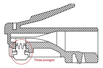 GOOBAY βύσμα RJ45 93829, CAT 6 STP, μεταλλικό, 10τμχ
