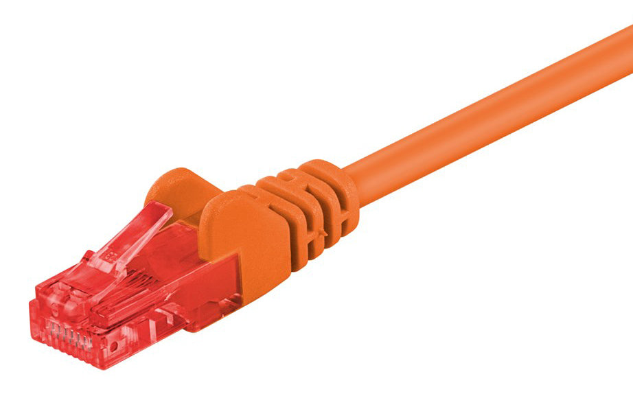 GOOBAY καλώδιο δικτύου 95271, CAT 6 U/UTP, CCA, 250MHz, 2m, πορτοκαλί