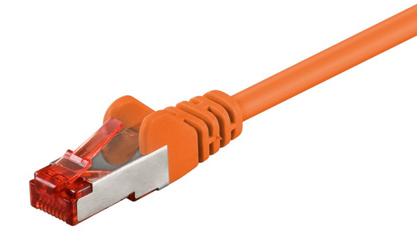GOOBAY καλώδιο δικτύου 95582, CAT 6 S/FTP, copper, 250MHz, 1.5m, πορτοκαλί