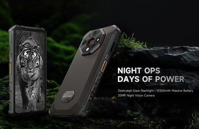 ULEFONE smartphone Armor X16, 6.56", 6/128GB, 10360mAh, IP68/IP69K/MIL-STD-810H, μαύρο