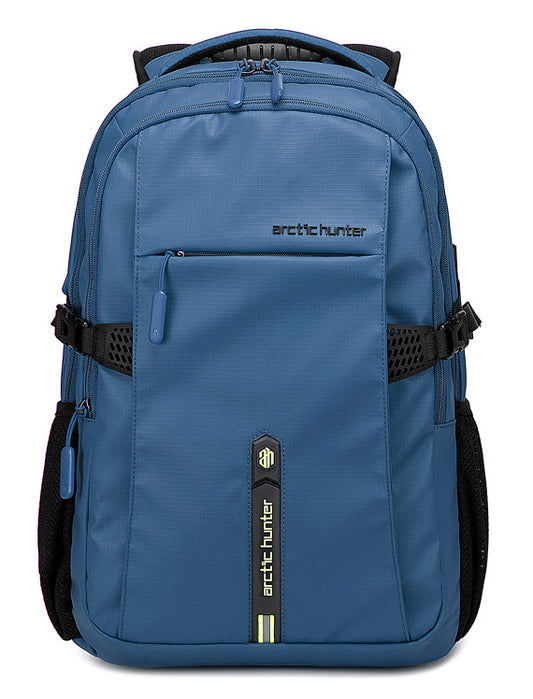 ARCTIC HUNTER τσάντα πλάτης B00388 με θήκη laptop 15.6", USB, 27L, μπλε