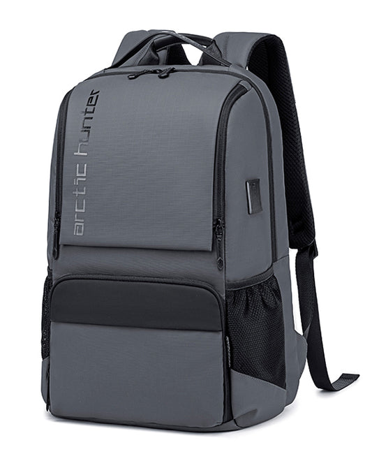 ARCTIC HUNTER τσάντα πλάτης B00532 με θήκη laptop 15.6", USB, 28L, γκρι