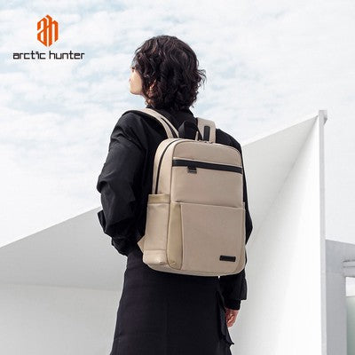ARCTIC HUNTER τσάντα πλάτης B00811 με θήκη laptop 15.6", 16.5L, χακί