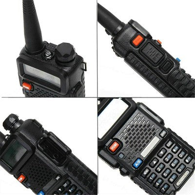 BAOFENG ασύρματος πομποδέκτης UV-5R, VHF/UHF, 5W, μαύρος