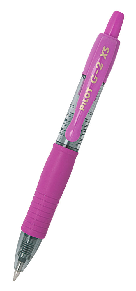 PILOT στυλό διαρκείας gel G-2 XS, 0.7mm, 11cm, ροζ