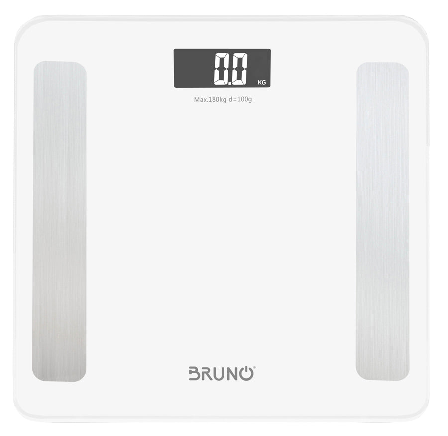 BRUNO Smart ψηφιακή ζυγαριά με λιπομετρητή BRN-0058, έως 180kg, λευκή