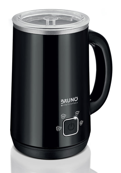 BRUNO συσκευή 4 σε 1 για ζεστό-κρύο αφρόγαλα BRN-0204, 280ml, 500W, ILAG επίστρωση, OTTER controler, μαύρη