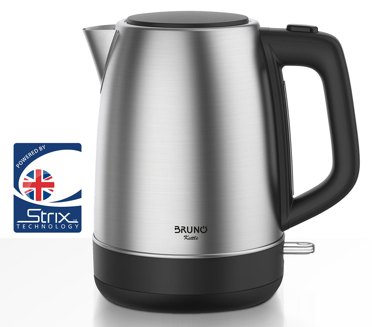 BRUNO βραστήρας νερού BRN-0246, ανοξείδωτος, 1.7L, STRIX, 2200W, inox