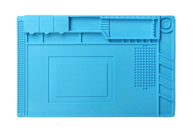 BEST βάση εργασίας S-160, αντιστατική, ελαστική, 30 x 45cm, μπλε